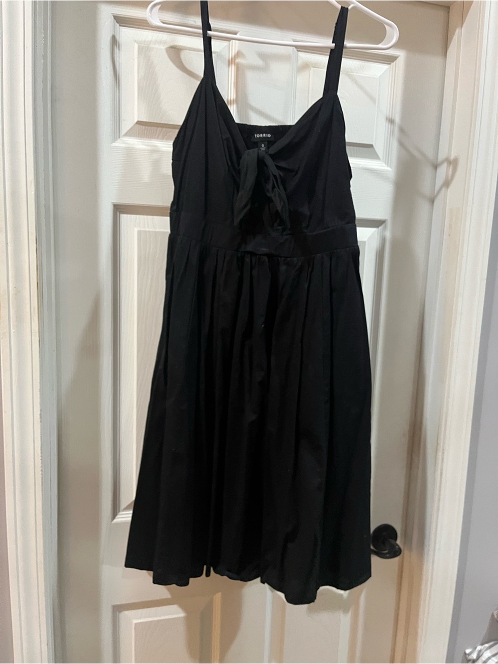 torrid Black Midi Dress with Spaghetti Straps-Size 0x